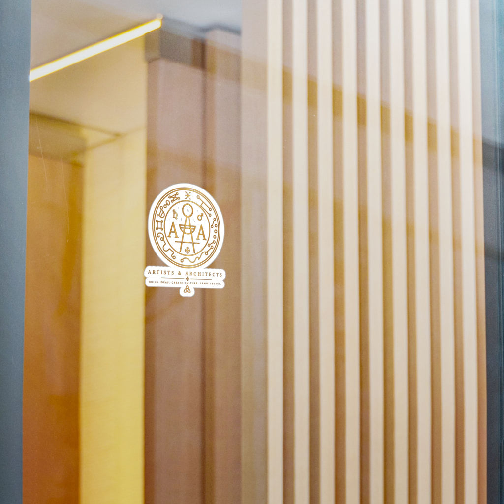 A&A Gold Emblem | 3 × 4 Inch Vinyl Decal